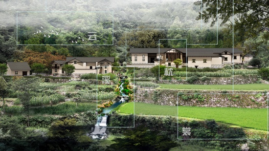 云裳枕溪·品悅（岳）別樣徽派建筑——大別山傳統(tǒng)民宿建筑保護與文化傳承概念性方案設計