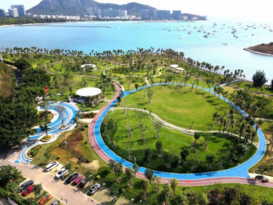 三亞灣路段濱海公園（鳳凰大橋-小洲島復(fù)綠公園）