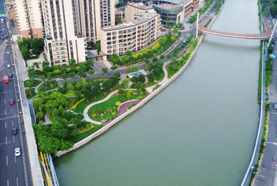 蘇河貫通長安路節(jié)點公共綠地工程