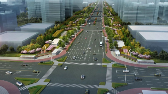 石家莊正定新區(qū)新城大街（隆興路—安濟(jì)路）兩側(cè)景觀綠化工程設(shè)計