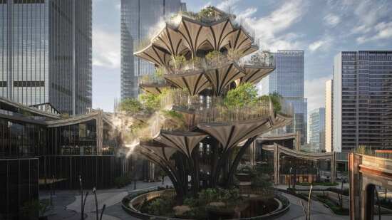 西安華潤CCBD生命之樹景觀建設(shè)工程