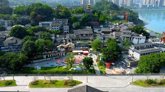 磁器口片區(qū)城市更新項目-郎家巷、溫家巷、臨溪巷及笠展廣場提升工程