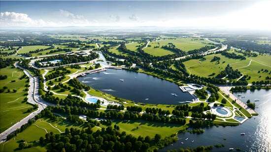 北京市朝陽(yáng)區(qū)孫河組團(tuán)蓄洪人工湖濕地公園景觀設(shè)計(jì)