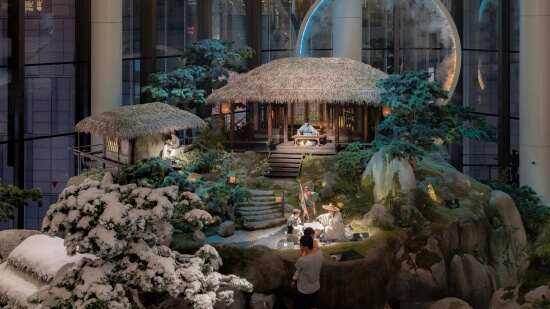 壺中勝境 · 商業(yè)中庭的國(guó)風(fēng)機(jī)械微縮園林